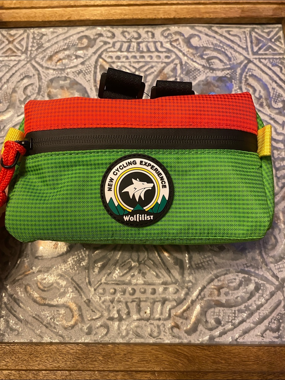 Wolfilist Handlebar Bicycle Bike Carrying Bag Multi Colored NWT